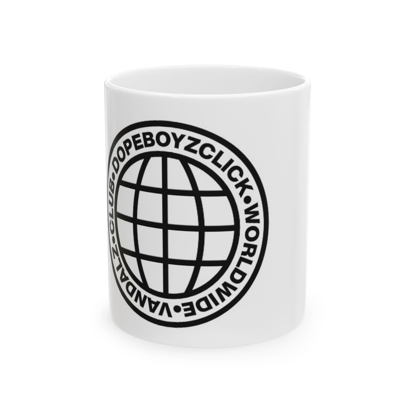 DOPEBOYZCLICK CERAMIC MUG - White 11oz/15oz